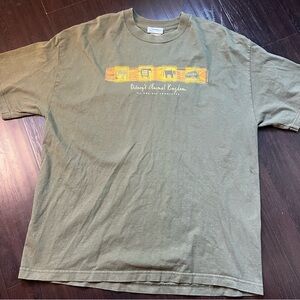 Vintage Walt Disney Animal Kingdom T-Shirt L We are All Connected 90's